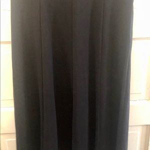 Land’s end size 6 Black long Circle skirt flowy